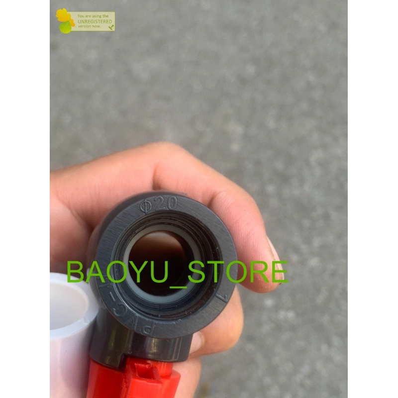 Van khoá nước giá tốt  màu đen , màu trắng Ø20, Ø25, Ø32, Ø40 cho bể cá