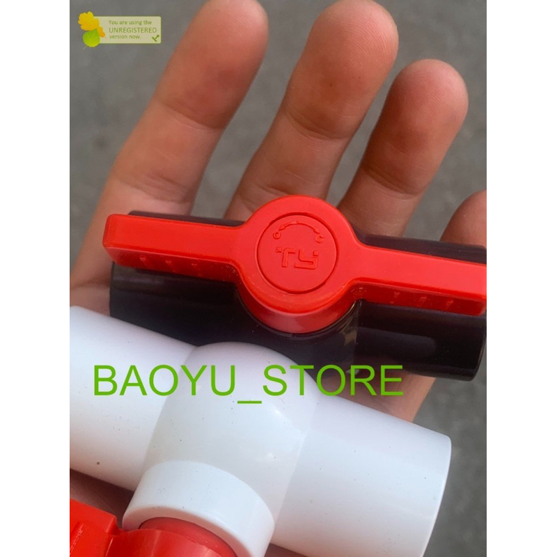 Van khoá nước giá tốt  màu đen , màu trắng Ø20, Ø25, Ø32, Ø40 cho bể cá