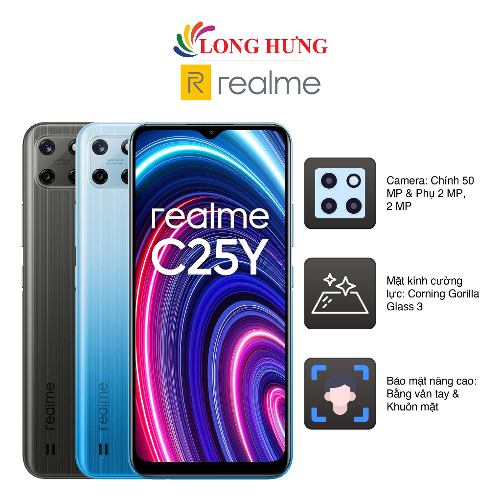 Điện thoại Realme C25Y (4GB/128GB) - Hàng chính hãng