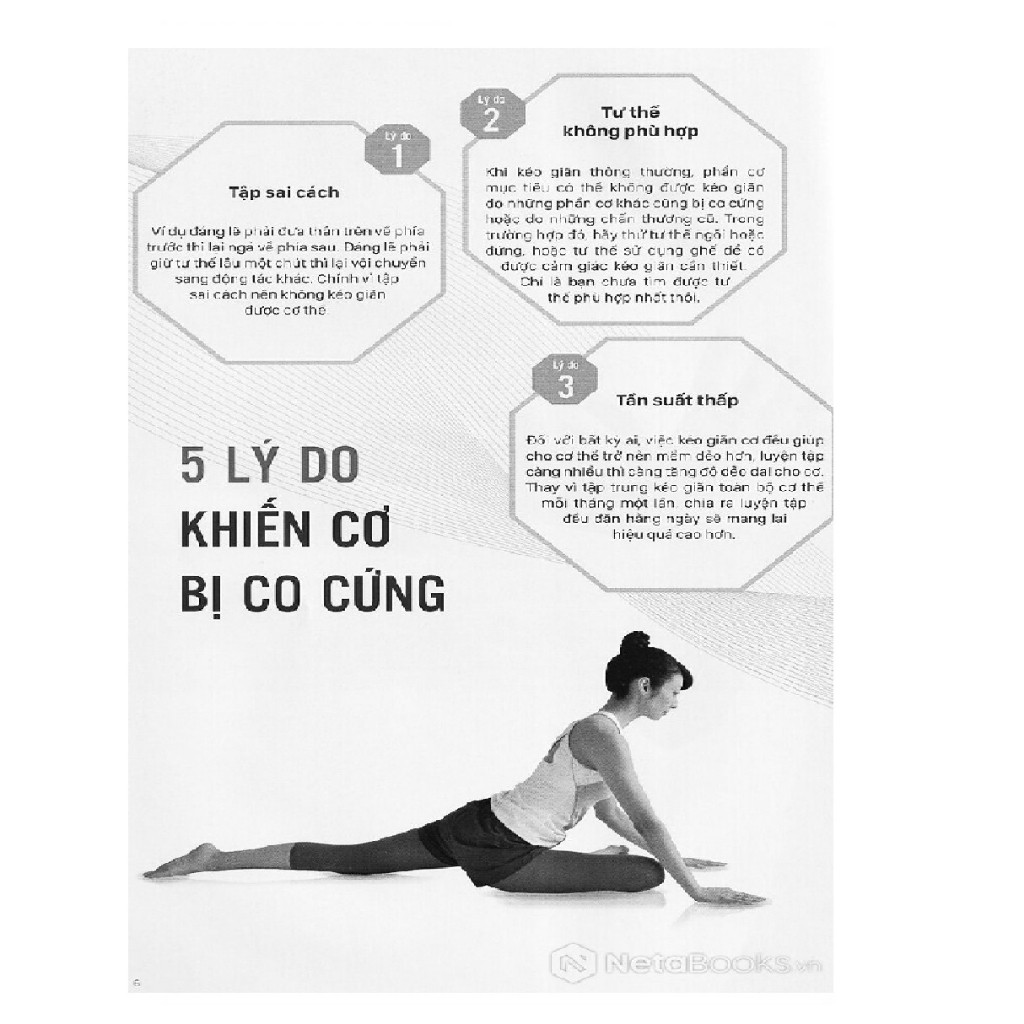 Sách - Kéo giãn cơ thể