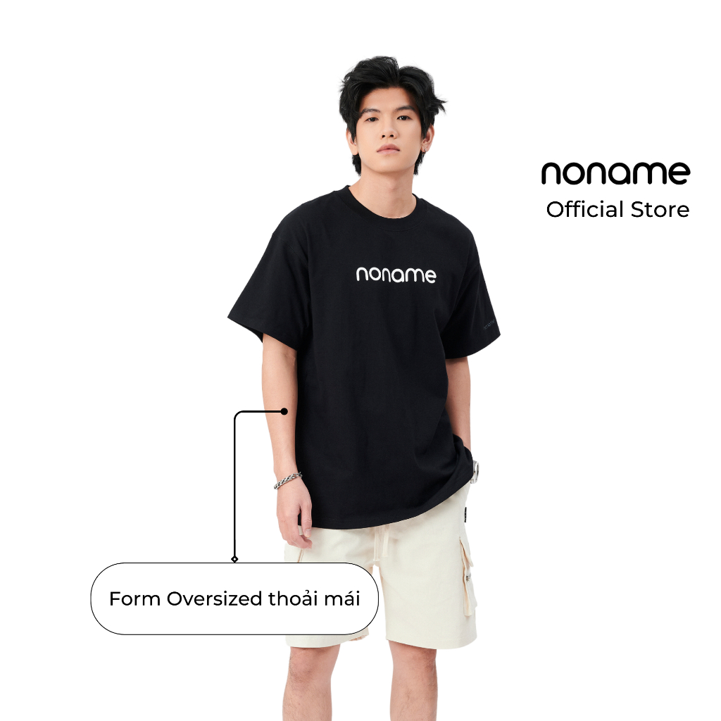 Áo Thun Unisex noname Popular Logo /Black_NNRAD4001B