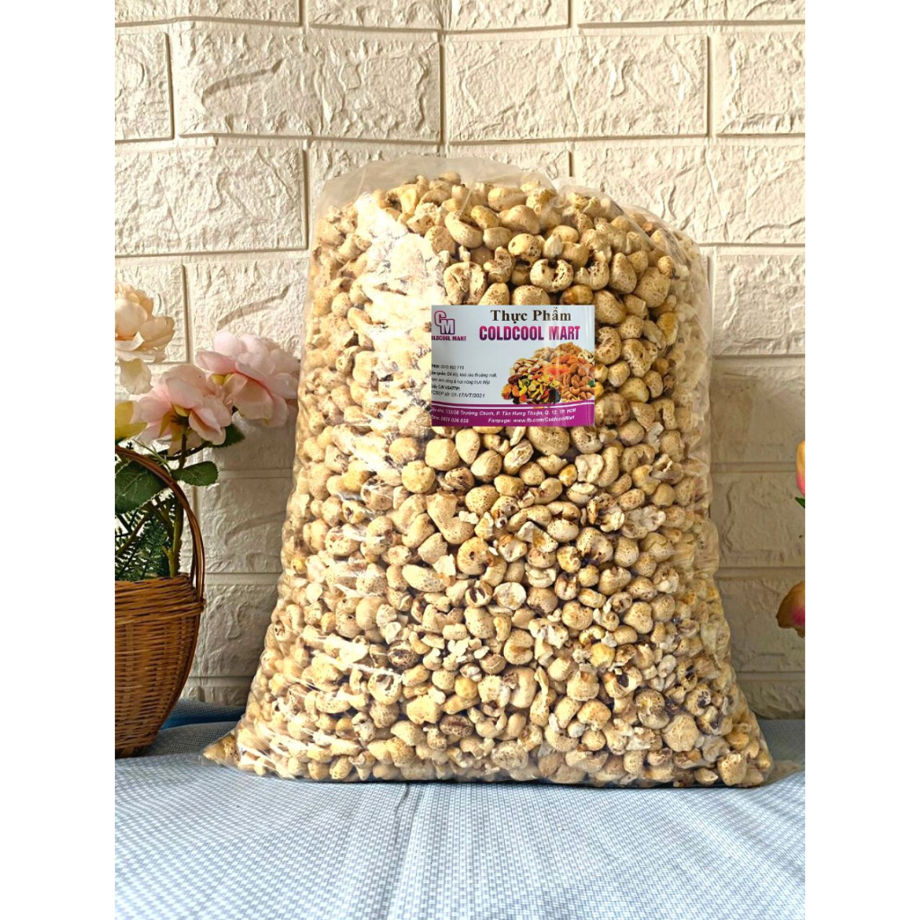Bắp Nổ Hình Nấm Không Gia Vị 200G/1KG COLDCOOL MART