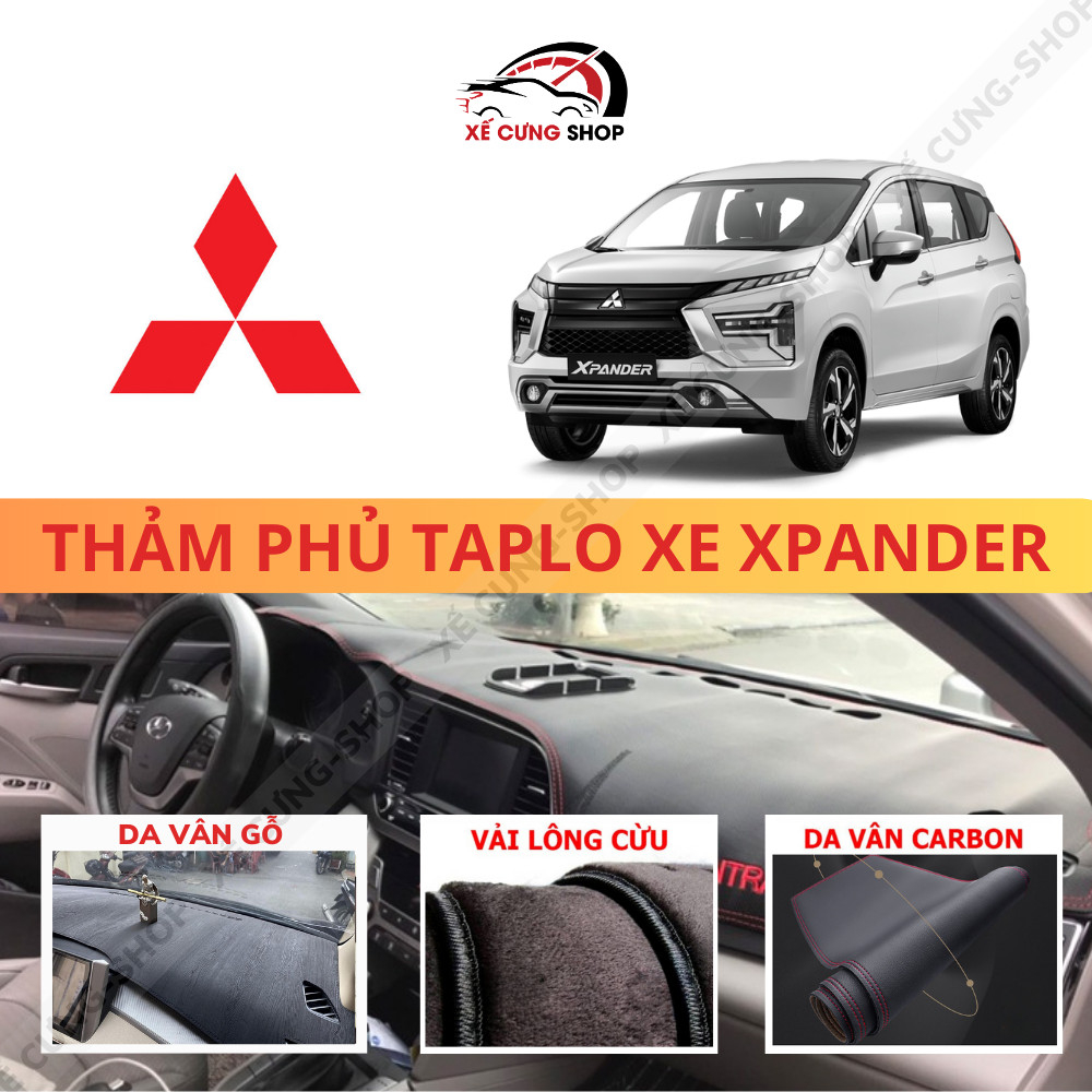 Thảm phủ taplo cho che Mitsubishi Xpander/Xpander Cross 2018-2023 cao cấp chống nắng