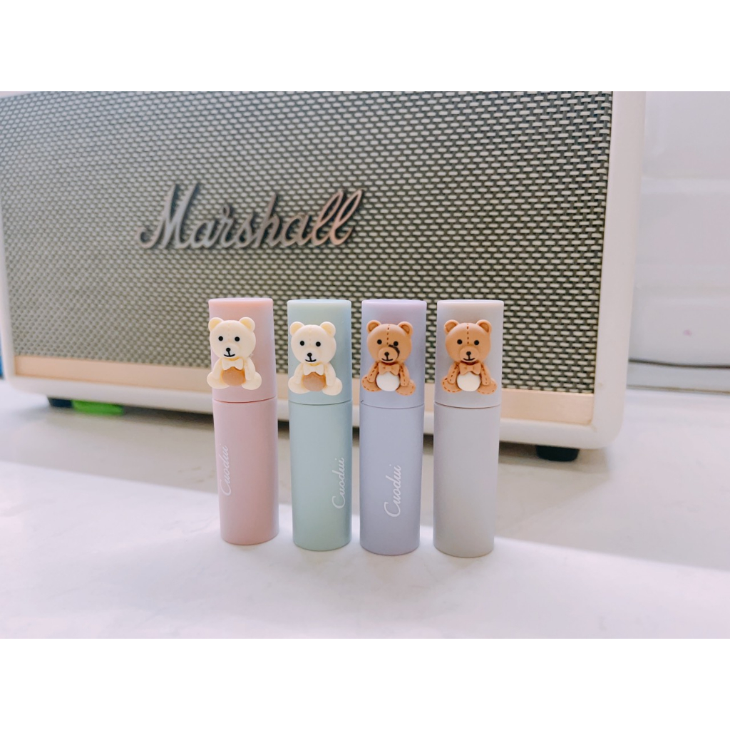 Son Tint nội địa Trung  địa Trung CuoDui Bear Velvet Matte Lip Mud không chì tự nhiên