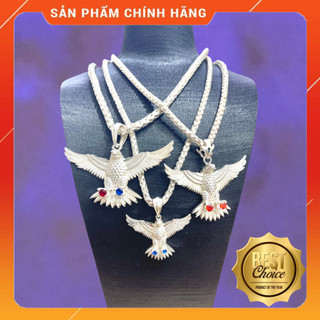 Mặt Dây chuyền bạc nam -Mặt dây chuyền đại bàng chất liệu bạc ta-Vàng Bạc Hữu Đại HDJ
