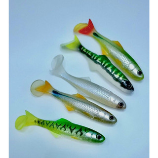 Cá mềm thái lan 5 con 5 màu hkn fishing