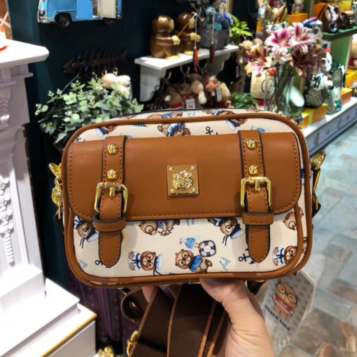 Túi Xách Nữ Đeo Chéo Thời Trang SAMMAO & CREAM BEAR Chính Hãng C1255-2