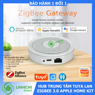Bộ Hub trung tâm Tuya zigbee V3.0 Apple Home Kit trung tâm điều khiển các thiết bị Tuya Zigbee