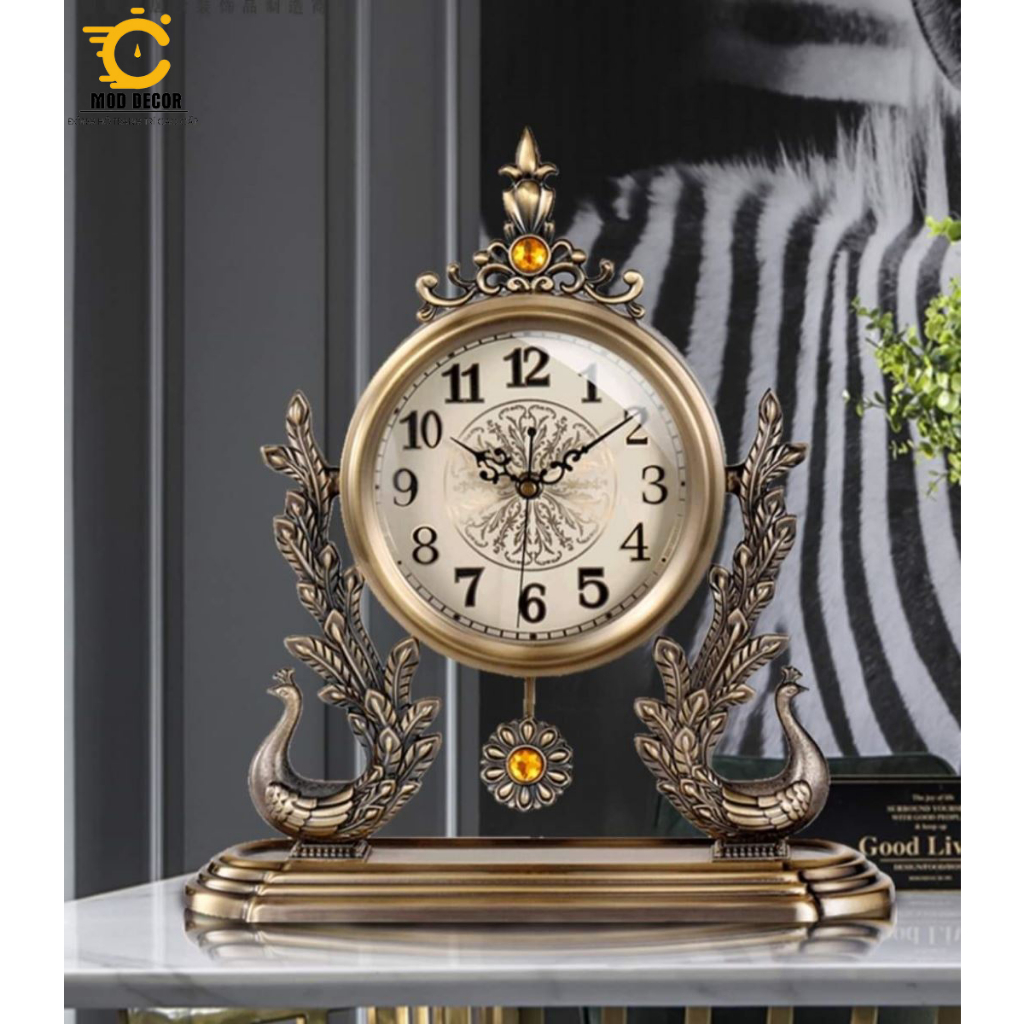 Đồng hồ để bàn decor trang trí cao cấp Mod Decor phong cách hiện đại mã 8319