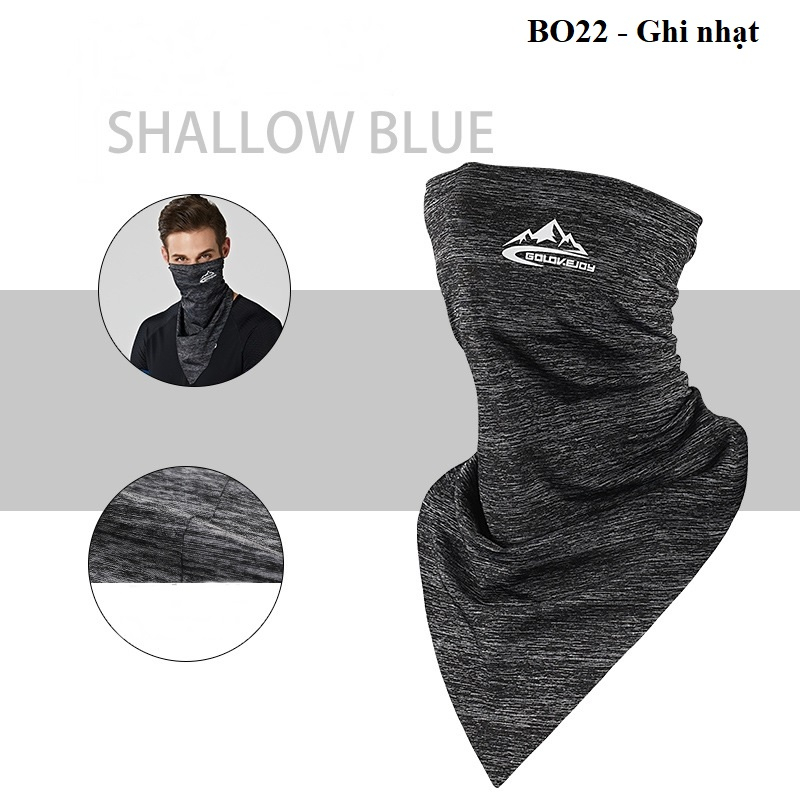 Khăn Đa Năng Đi Phượt Chống Nắng, Chống Bụi, Chơi Golf, Khăn Bịt Mặt Thời Trang Co Dãn Thoáng Khí BO22