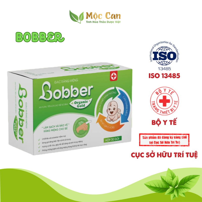 Gạc Rơ Lưỡi Cho Bé Bobber làm sạch răng miệng cho bé