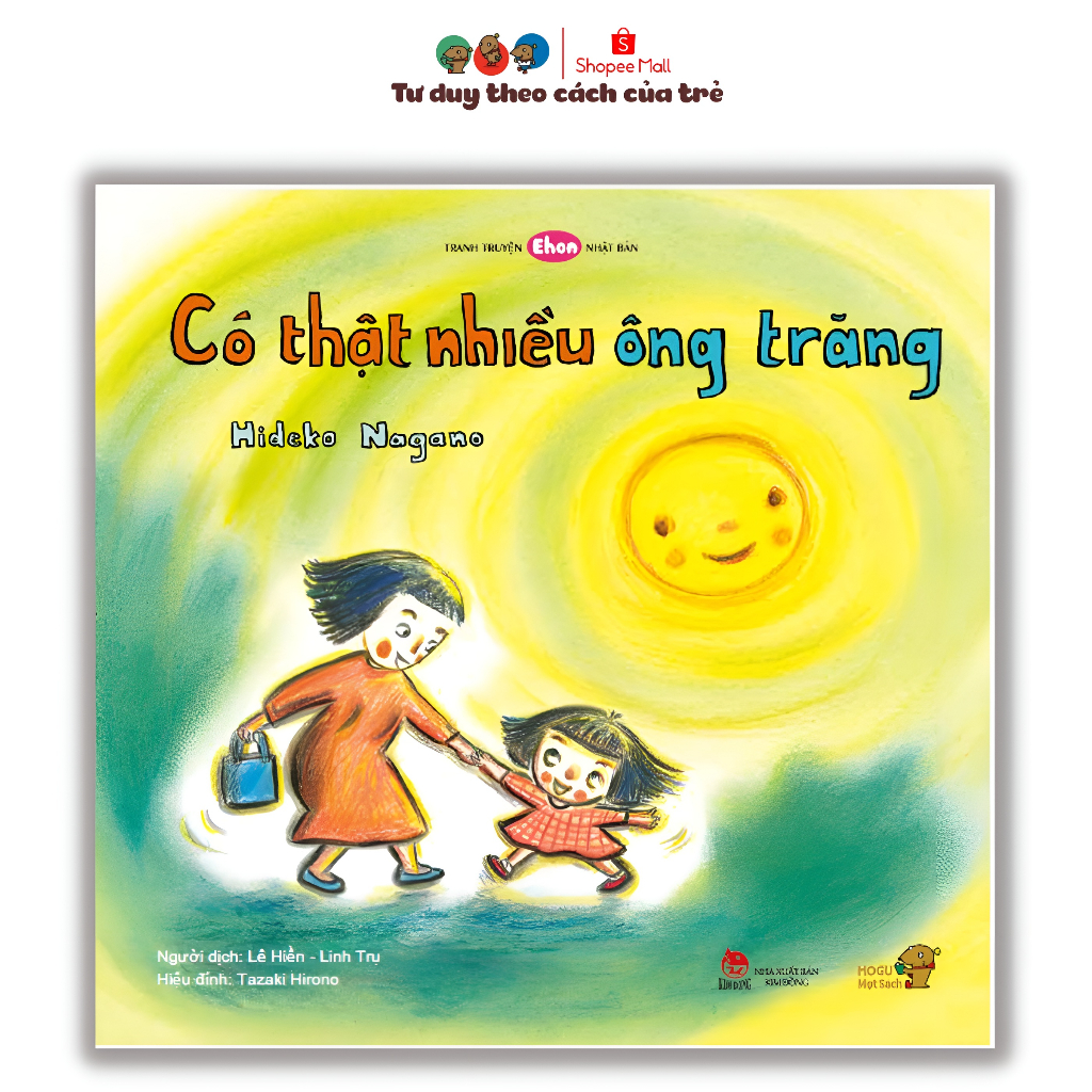 Sách Ehon Phát triển tư duy cho bé 3 6 tuổi - Có thật nhiều ông trăng (Tranh truyện Nhật Bản cho bé) | BigBuy360 - bigbuy360.vn