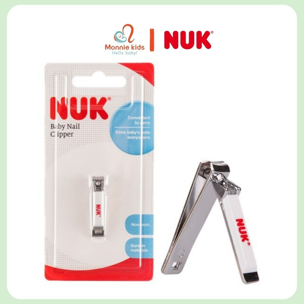 Bấm móng cho Bé NUK, bấm móng tay chất liệu an toàn cao cấp không gỉ - Monnie Kids