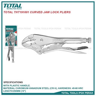 Kìm bấm hàm cong thép tốt 10 inch total tht191001