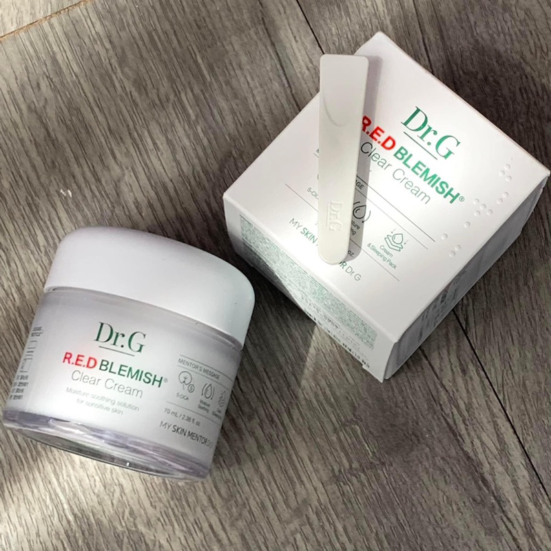 [Có bill]Kem dưỡng cấp nước và làm dịu da Dr.G Red Blemish Clear Cream 70ml | BigBuy360 - bigbuy360.vn