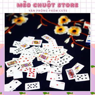 Bộ bài siêu mini 54 lá , 1.5cm