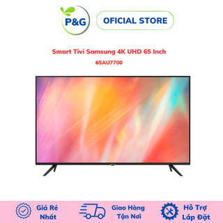 Tivi Smart  Samsung 4K 65 inch 65AU7700 UHD, tìm kiếm bằng giọng nói