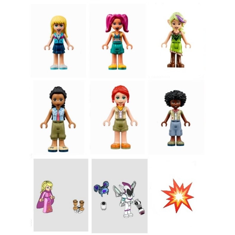 Xếp hình lego nhân vật Friend 10