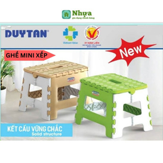 Ghế Nhựa Xếp Thấp Duy Tân Gấp Gọn Cho Bé Tiện Lợi Kích Thước 22 x 18,3 x 16,4 cm
