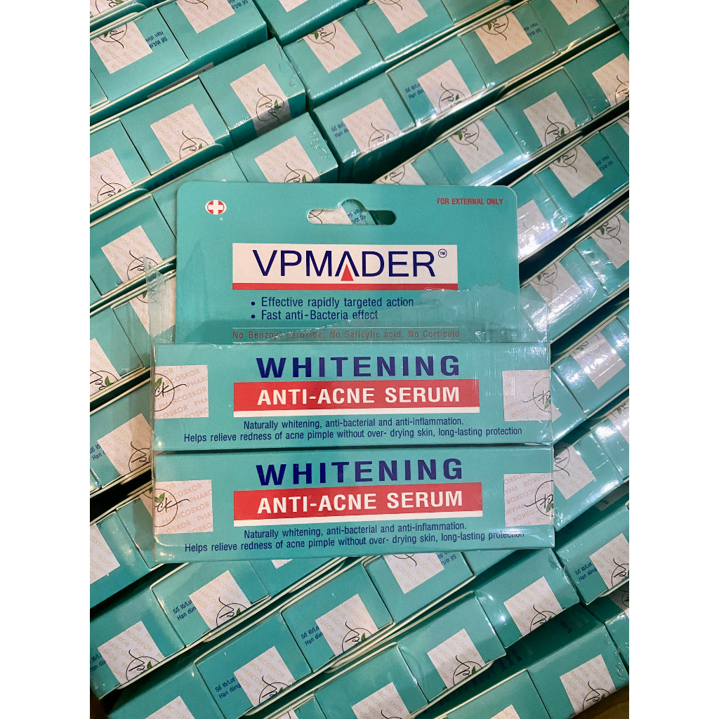 Serum giảm mụn VP Mader Whitening Anti Acne tube 15g