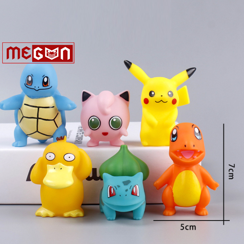 Mô Hình Nhân Vật Pokemon yêu tinh, Pikachu/Charizard Siêu Ngộ Nghĩnh, Cute - Figure Pokemon mô hình Megun