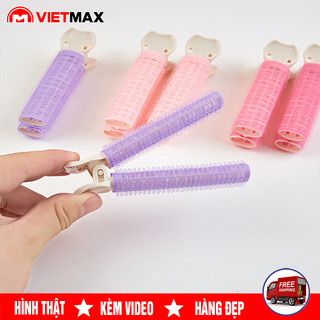 Kẹp Tóc Dạng Lô Cuốn Mỏ Vịt Làm Phồng Tóc Nhiều Màu