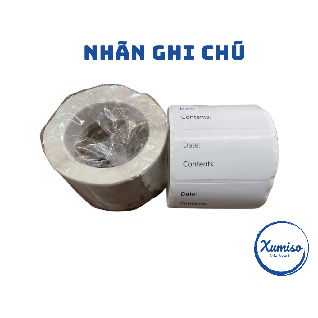 50 Miếng Dán Ghi Chú Cho Nhà Bếp, giấy note - Nhãn dán - Tem ghi chú - Xumiso