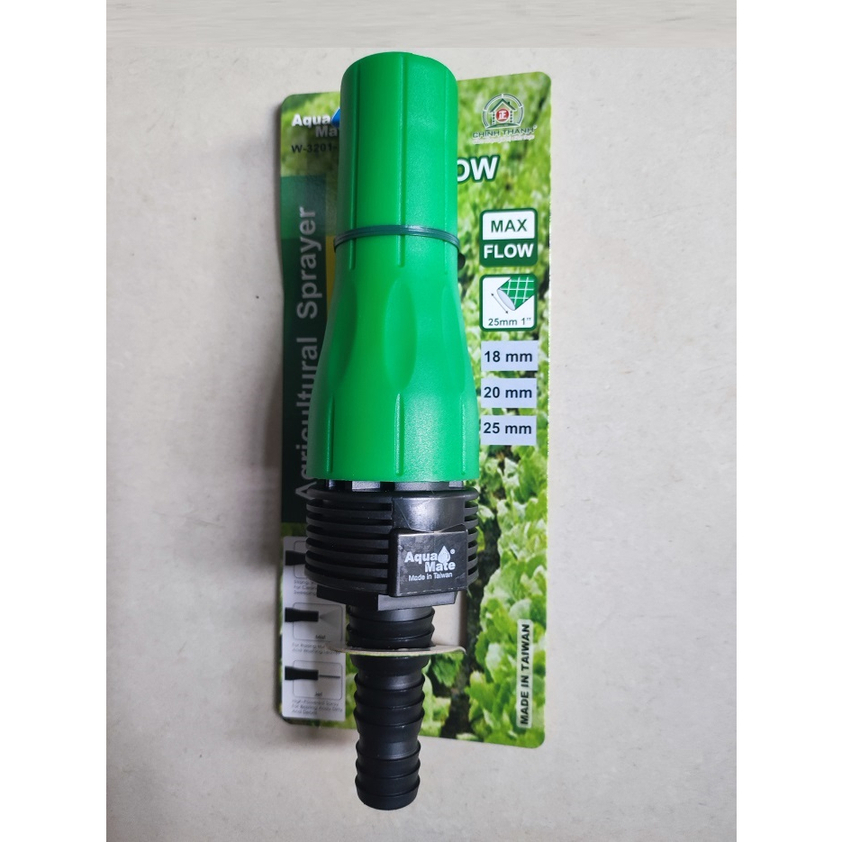 Vòi Tưới Lưu Lượng Lớn AquaMate W-3201-10 chuyên dùng tưới vườn, lau dọn chuồng trại...kho bãi