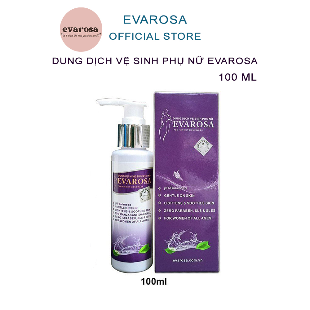 Dung dịch vệ sinh phụ nữ EVAROSA 100ml