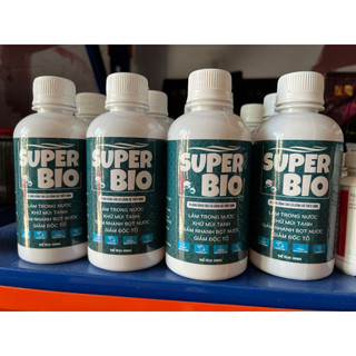 Vi sinh Super Bio 200ml làm trong nước, phân thủy chất thải, tạo môi trường sống tối ưu cho cá