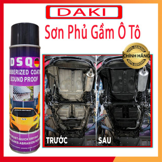 [ XỊT TAY ]  Sơn Phủ Gầm Xe Hơi - Sơn chống sét rỉ - Chống ồn ô tô DAKI SHOP