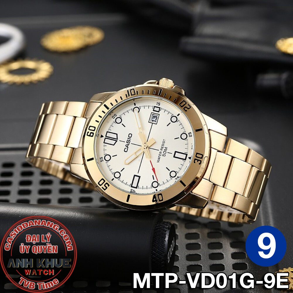 Đồng hồ nam dây kim loại Casio chính hãng MTP-VD01 Series