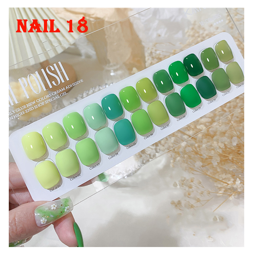Sơn móng tay, Angels gels uv, chuỗi màu xanh lá cây GRS