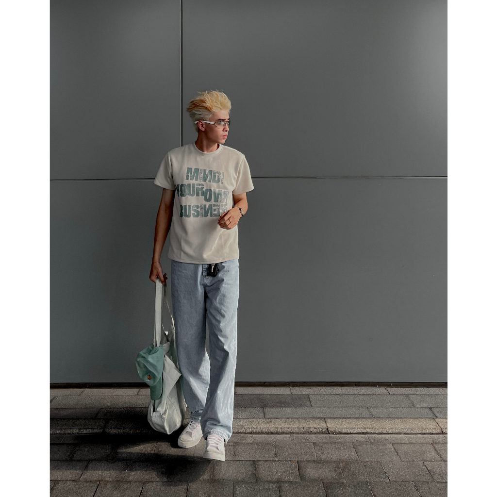 Áo Thun thời trang BOXY In Chữ Cao cấp - MENTAL MIND BOXY T-SHIRT