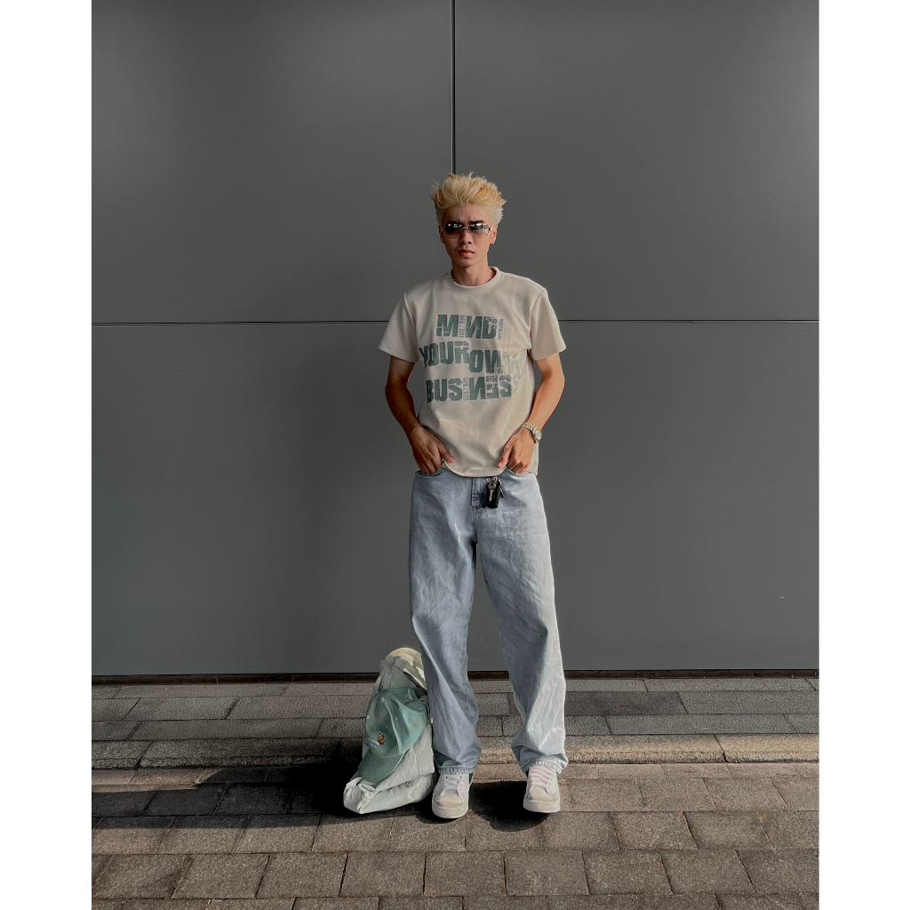 Áo Thun thời trang BOXY In Chữ Cao cấp - MENTAL MIND BOXY T-SHIRT