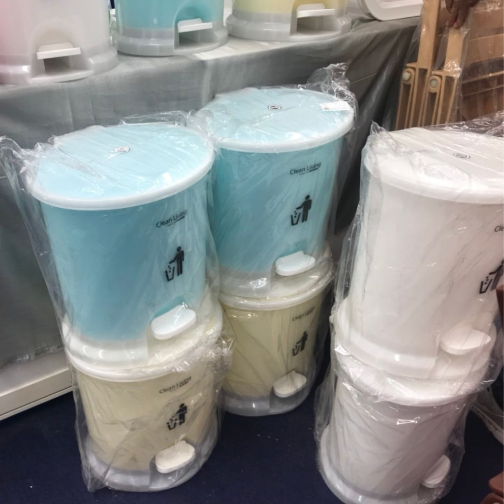 Thùng Rác Nhựa Oval Đạp Chân Duy Tân Cao Cấp Size Nhí/Nhỏ/Trung/Lớn