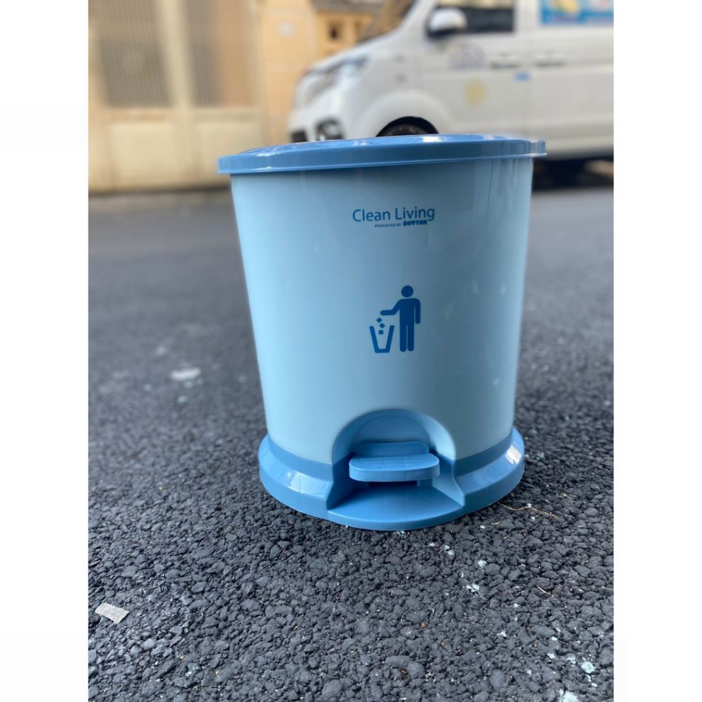Thùng Rác Nhựa Oval Đạp Chân Duy Tân Cao Cấp Size Nhí/Nhỏ/Trung/Lớn