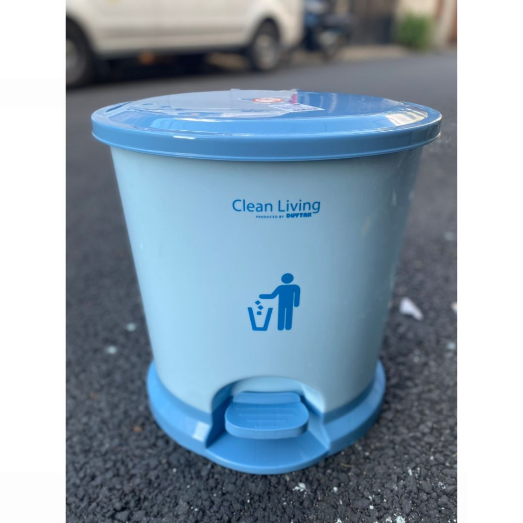 Thùng Rác Nhựa Oval Đạp Chân Duy Tân Cao Cấp Size Nhí/Nhỏ/Trung/Lớn
