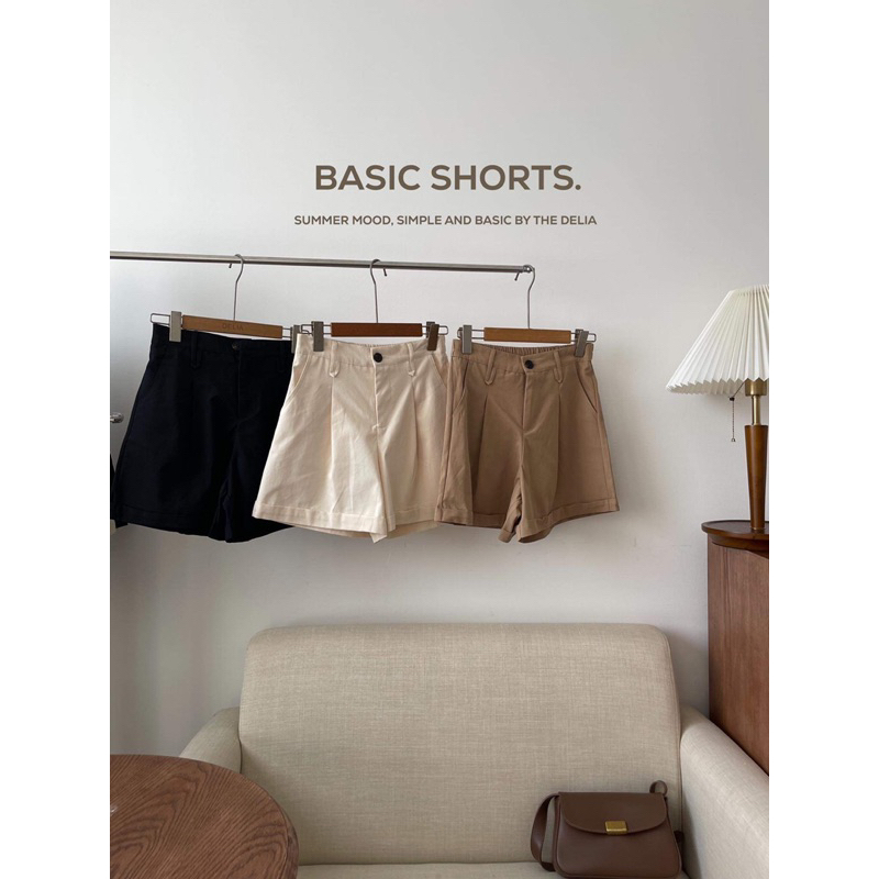 8630 QUẦN SHORT KAKI EO CHUN SAU