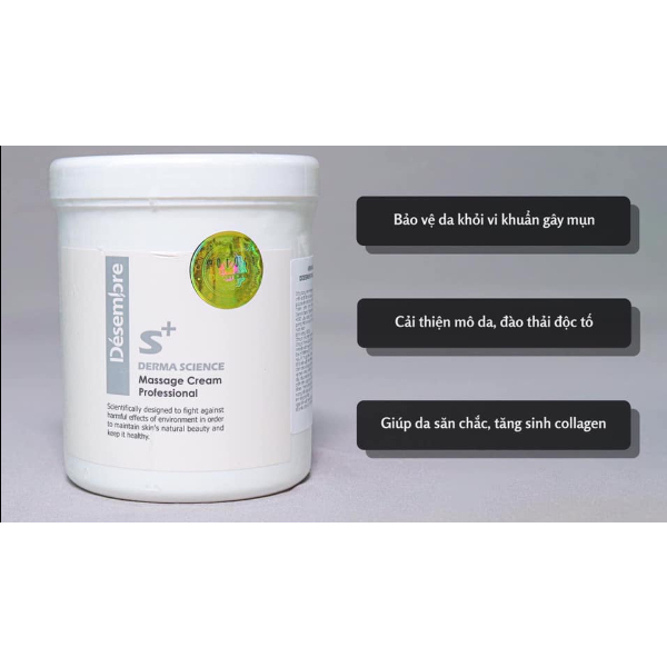 Kem Massage mặt Desembre Derma Science Massage Cream Professional hũ 1000g - Cao cấp, chất lượng
