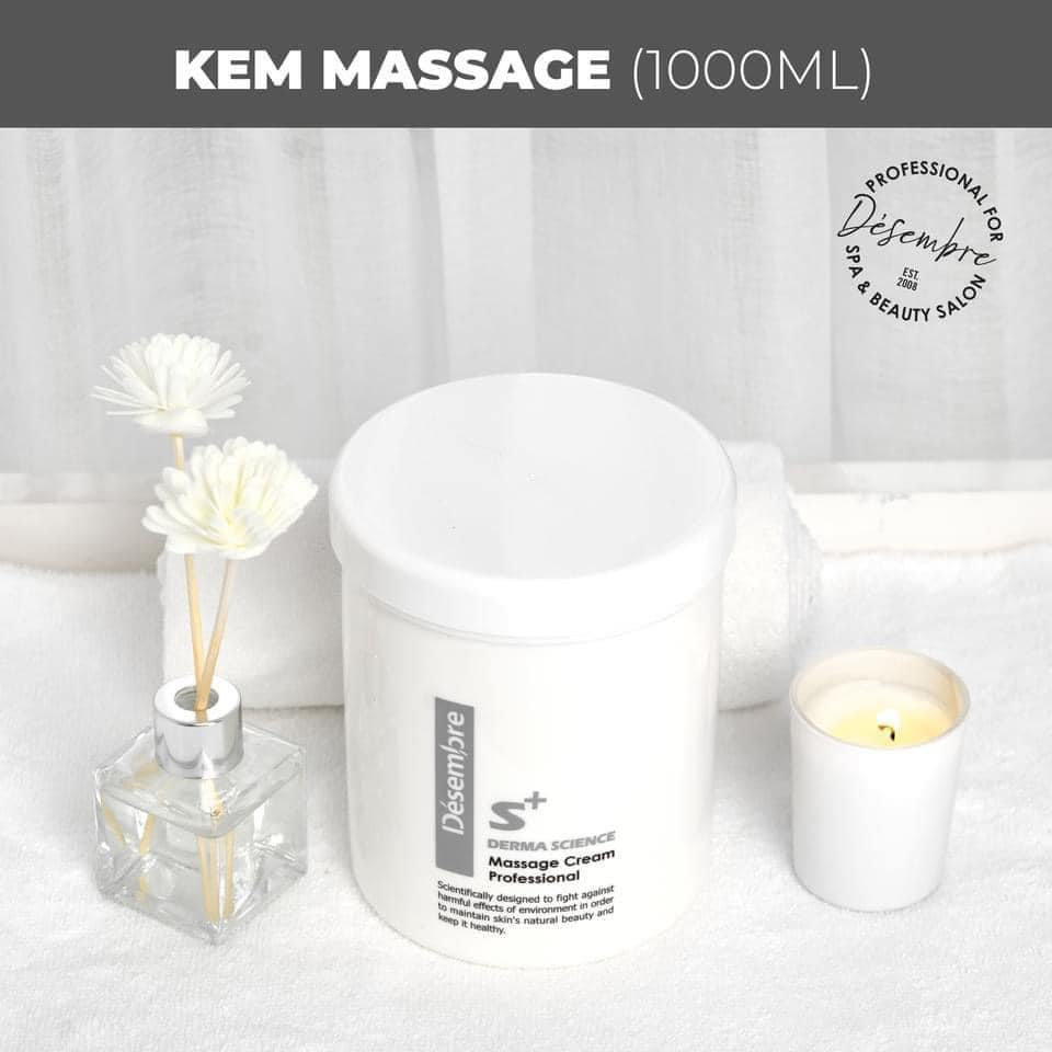 Kem Massage mặt Desembre Derma Science Massage Cream Professional hũ 1000g - Cao cấp, chất lượng