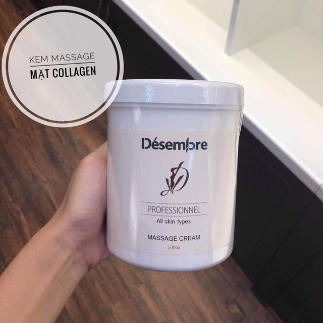 Kem Massage mặt Desembre Derma Science Massage Cream Professional hũ 1000g - Cao cấp, chất lượng