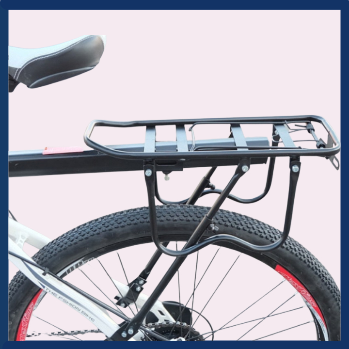 Giá thồ hàng giá đèo hàng sau xe đạp chịu lực thép tháo lắp nhanh