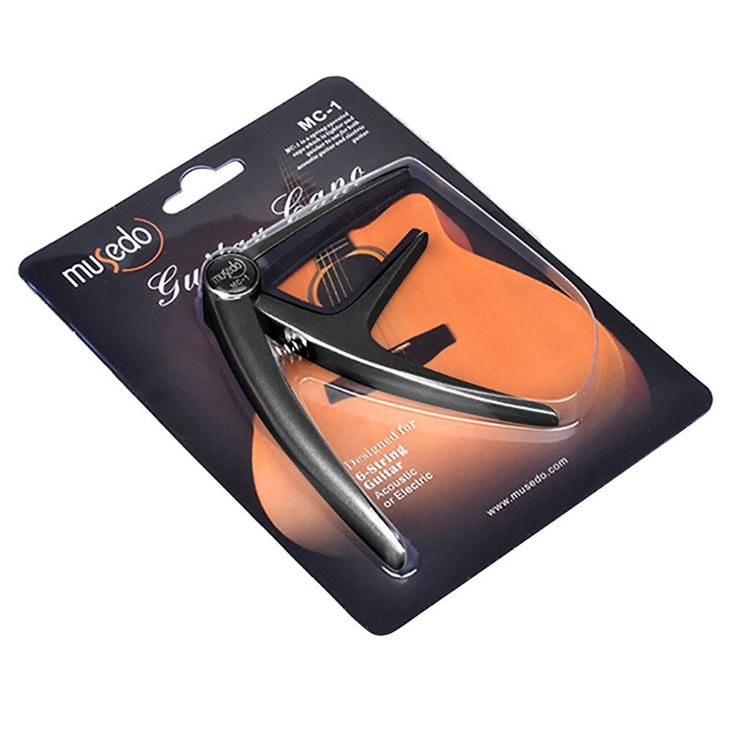 Capo Guitar - Musedo MC-1 (MC1) - Dành cho đàn Guitar Acoustic, Electric Guitar - Màu đen