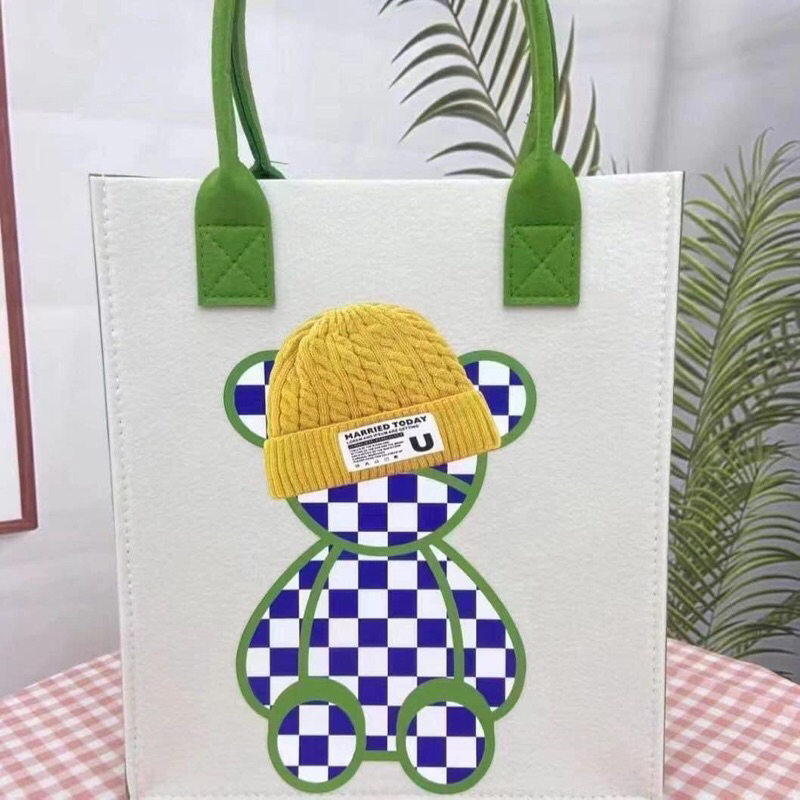 COMBO 3 TÚI TOTE HÌNH GẤU