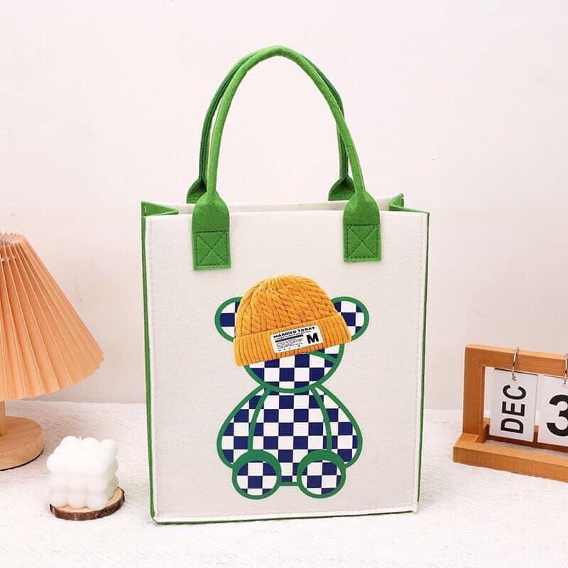 COMBO 3 TÚI TOTE HÌNH GẤU
