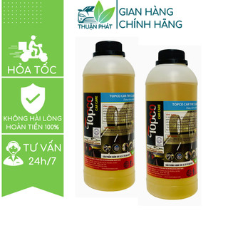 Dung dịch vệ sinh lốp xe ô tô xe máy tẩy lốp Topco rửa sạch không nứt nẻ lốp 1L Thuận Phát