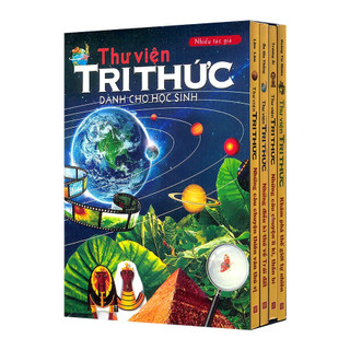 Sách: Combo Thư Viện Tri Thức Dành Cho Học Sinh ( Hộp 4 Cuốn)