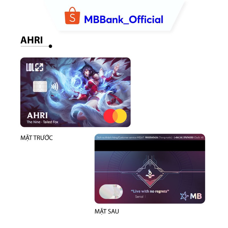 Thẻ MB Hi Collection - BST League of Legends