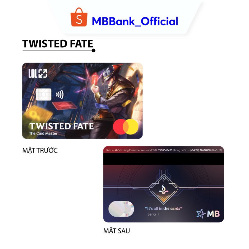Thẻ MB Hi Collection - BST League of Legends